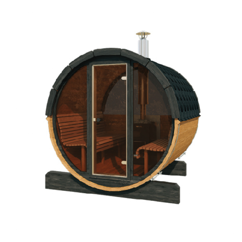 sauna ogrodowa  tube glass